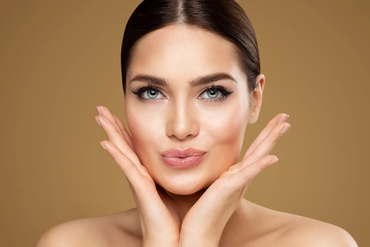 Balanced lower face profile after dermal fillers treatment at Amani Aesthetics